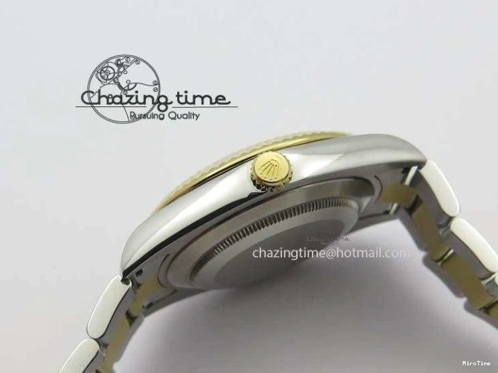 MiroTime 0415 Functional DateJust II 116333 SS YG 41mm EW Best Edition Gray Dial Roman Markers On SS Bracelet A 3823